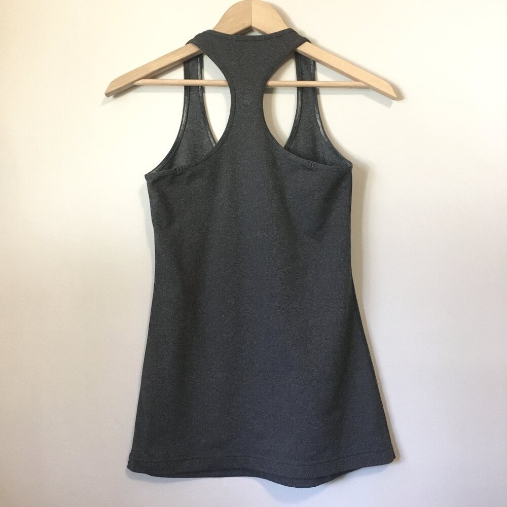 Lululemon Heathered Grey Racerback Tank Top - Picture 3 of 15